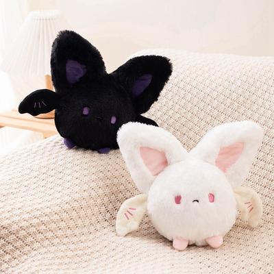 Lindo Brinquedo de Pelúcia de Morcego Para Crianças Macio Fofo Totalmente Enchido Peluche Animal Boneca Demônio Decoração de Festa de Halloween Adereço Presente Para Crianças Menino