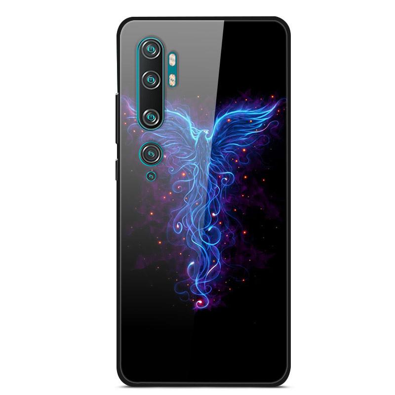 Luxury Cover Case for Xiaomi Mi Note 10 Pro Tempered Glass Cover Silicone Phone Case for Xiaomi Redmi Note 10Pro 10 Pro Cases