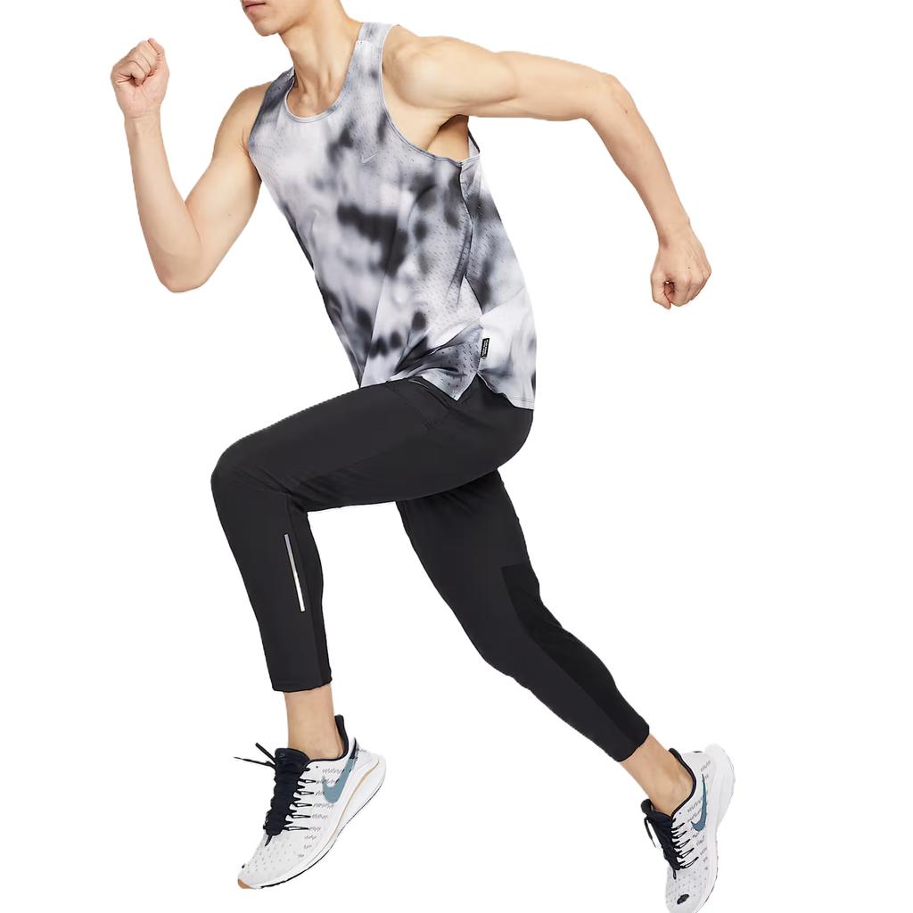 Nike Dri-FIT ADV Breathe Comfortable Versatile Simple Fashion Loose Tank Top Men Tops Black White HJ4147010