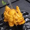1PC Boutique Tea Pet Water-spraying Pixiu Tea Pet Ornament Handmade Tea Ceremony Tea Game Financial Tea Table Gift