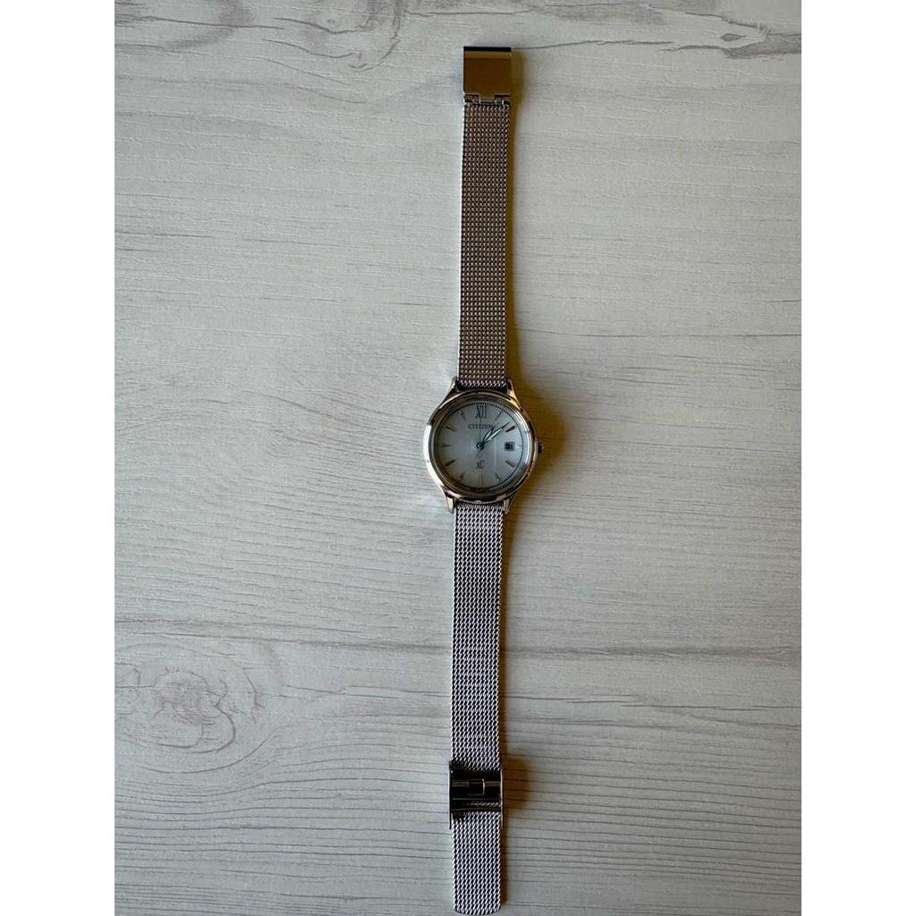 Used CITIZEN] Watch Cross Sea xC Eco Drive (Silver/Waterproof/Ladies) Solar