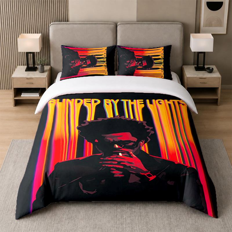 3Pcs Bed Set,The Weeknd 1 Duvet Cover and 2 Pillowcases, Printed Bedding Decor For Guest Room
