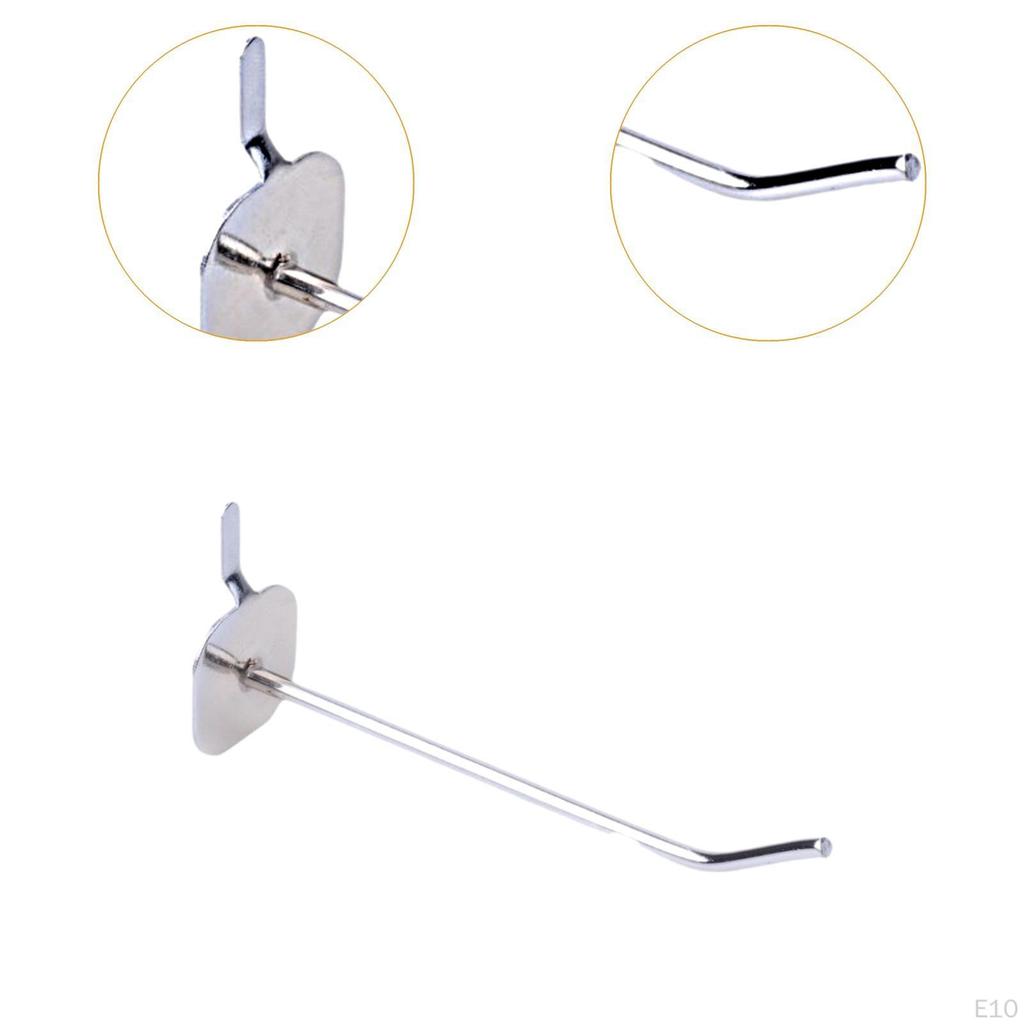 10 Heavy-duty Pegboard Hooks for Commercial And Home Use.