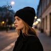 Winter Warm Beanies Hat Unisex Solid Color Knit Beanies, Classic Slouchy Skull Cap for Winter, Couple Matching Casual Headwear Men Women, Soft Thermal