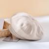 Autumn And Winter New Chitose Grid Beret British Retro Art Painter Hat Japanese Trendy Women's Beret Fashionable Warm Hat