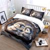 Penguin Love Winter Decor Set Exquisite Three-Piece Bedding Set Gift For Kids And Adults