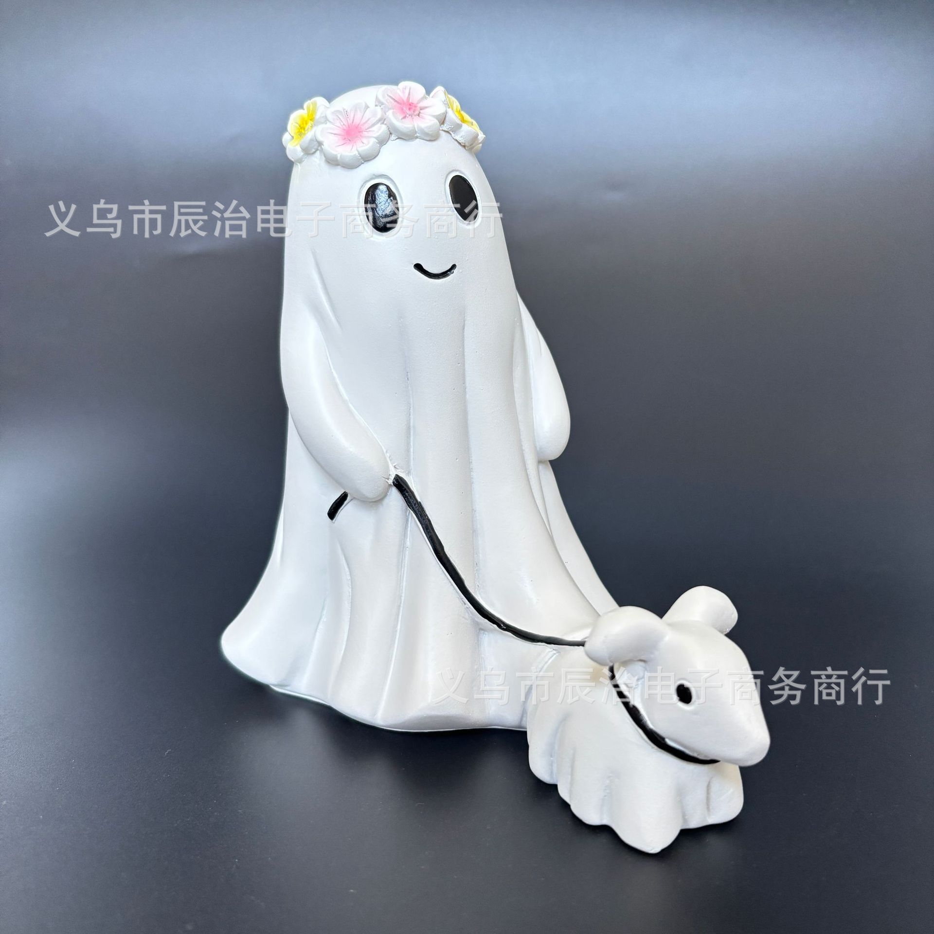 

New men s and women s ghost walking dog decorations, ornaments, home garden decoration, ghost horror art