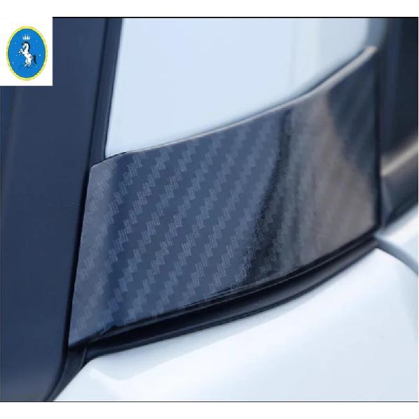 ABS Front Window Pillar A Decor Sequ Cover Trim For TOYOTA RAV4 RAV 4 XA50  - 2024 ABS Chrome / Carbon Fiber Accessories