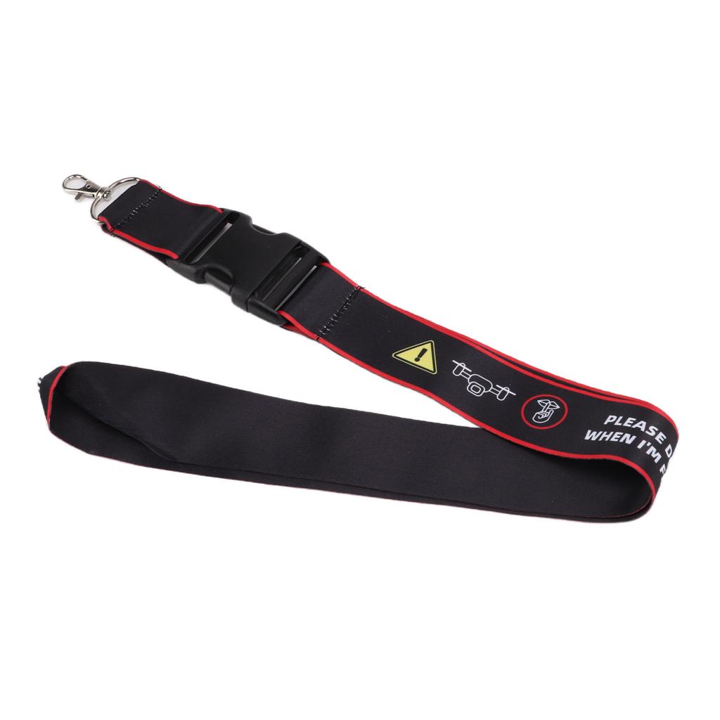 Závěsný držák popruh Bezpečnostní varovná šňůrka na krk pro FPV pro Phantom 3 4Černá Červená