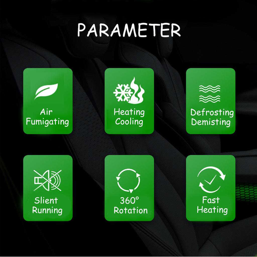 💰Köp billigt online 3 In 1 Protable Auto Car Heater Heating/Cooling Fan