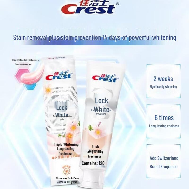 Crest Fragrance Lock Whitening Toothpaste