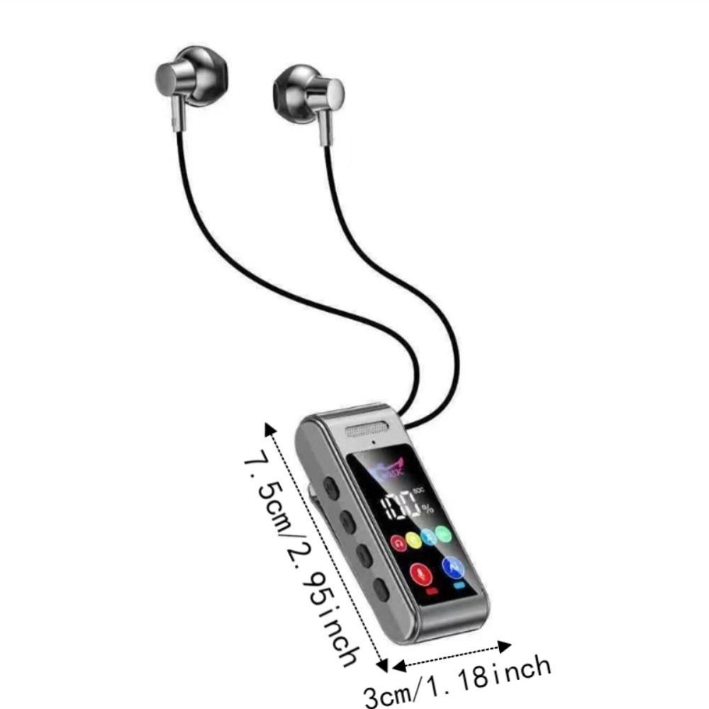 Ultra Long Battery Life Bluetooth Headset LED Screen Wireless Headphones  HD Calling