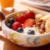 Japanese High-Temperature Ceramic Relief Peach Blossom Bowl, Handled Fruit, Salad & Snack Dish