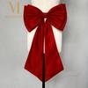 Removable Bowknot Waist Ornament Large Satin Tulle Bow Bow Bridal Belt Wedding Dress Decorations Sophisticated Gown
