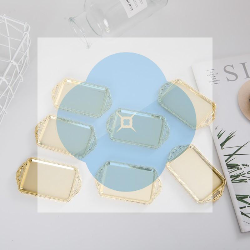 5 Stück Vintage Rechteckige Kuchenplatte Kunststoff Cupcake Dessert Displays Tablett Gebäck Kekse Kuchenplatte Untere Basis Backmatte