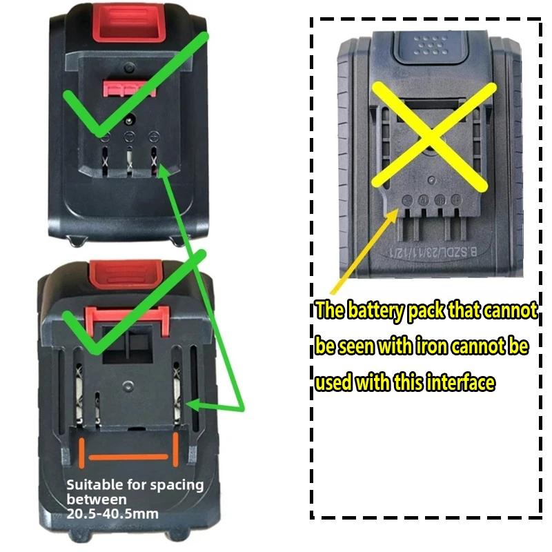 Outdoor LED Work Light Emergency Light High-Intensity Chip Plug-and-Play Power Tool Accessories For Makita Bosch etc.18V-21V Li-ion Batteries