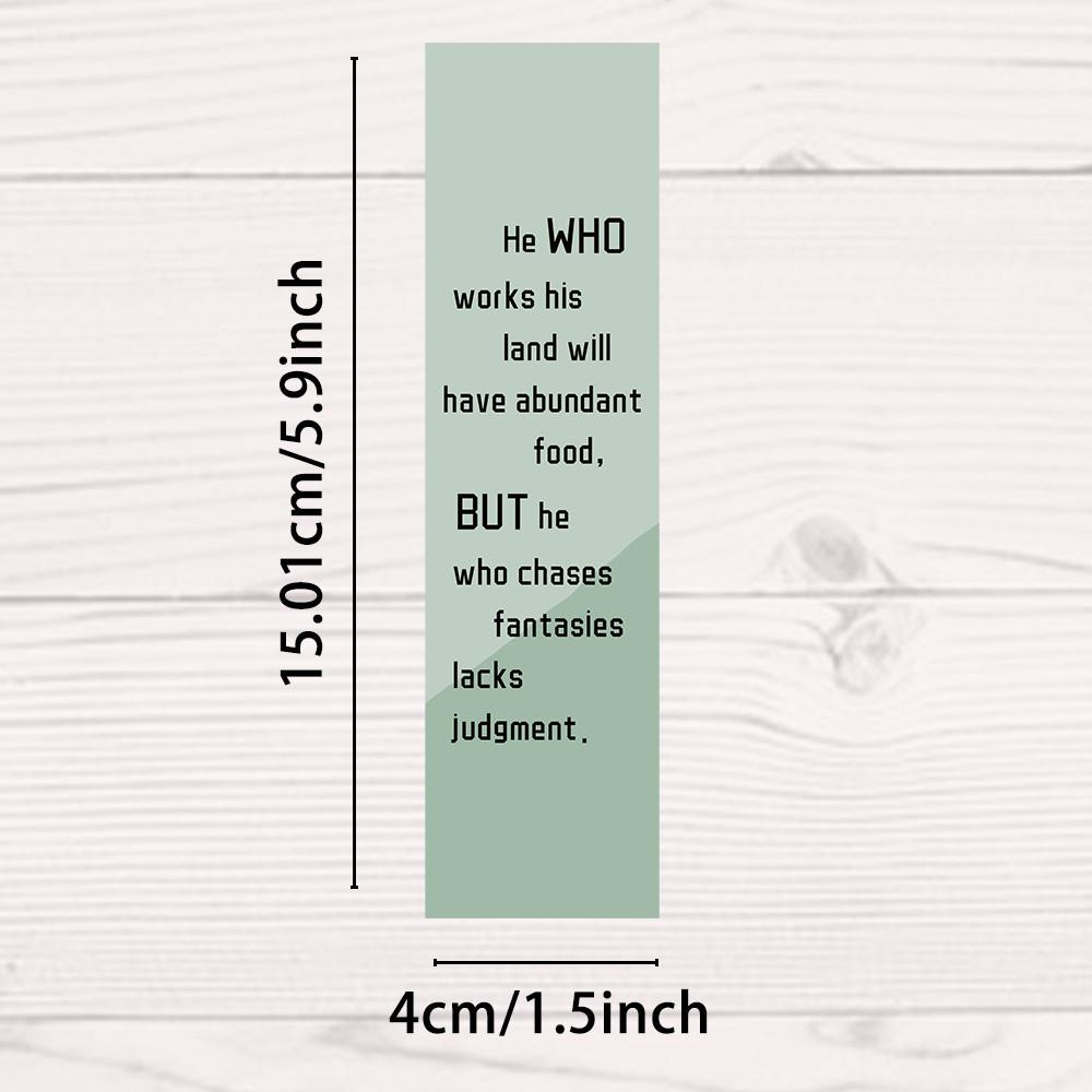 60 STÜCKE Vereinfachte Bibel Lesezeichen Notizbuch Student Scrapbook Stoßstange Wasser DIY Kunst Dekoration Lese Buch Karten Lesezeichen
