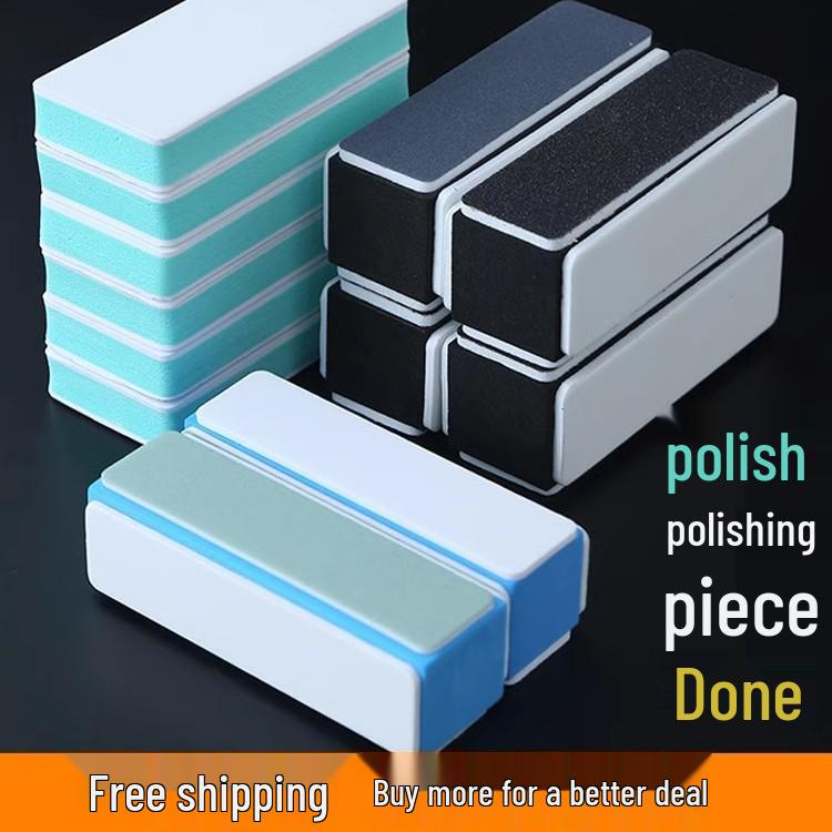 Double-Sided Wenwan Polishing Sponge Sandpaper Tool for Plastic and Jade