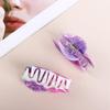 Rose Candy Color Female Hair Accessories Flower Hair Clip Plastic Hair Claw Korean Style Headwear