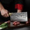 Heavy Duty Chinese Knife Hand Forged Steel Kitchen Knives Chopping Vegetable Cleaver Meat Butcher Boning Utility Knife Chef Tool