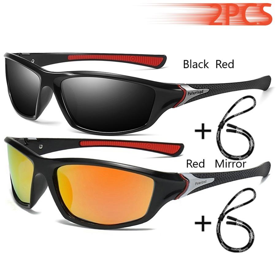 Men And Women Outdoor Sports Polarized Sunglasses With Chain Cycling Climbing Skiing Fishing Vintage Sun Glasses UV400 Eyewear