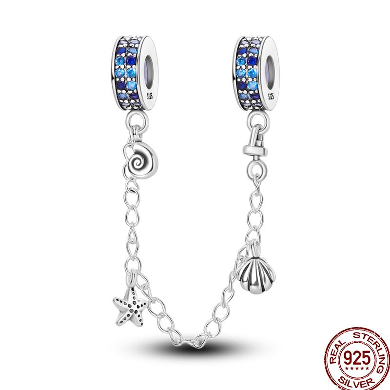 Copper Shiny Zircon Chain Series Beaded Beads Suitable For Pan Original Bracelet Diy Jewelry Gift