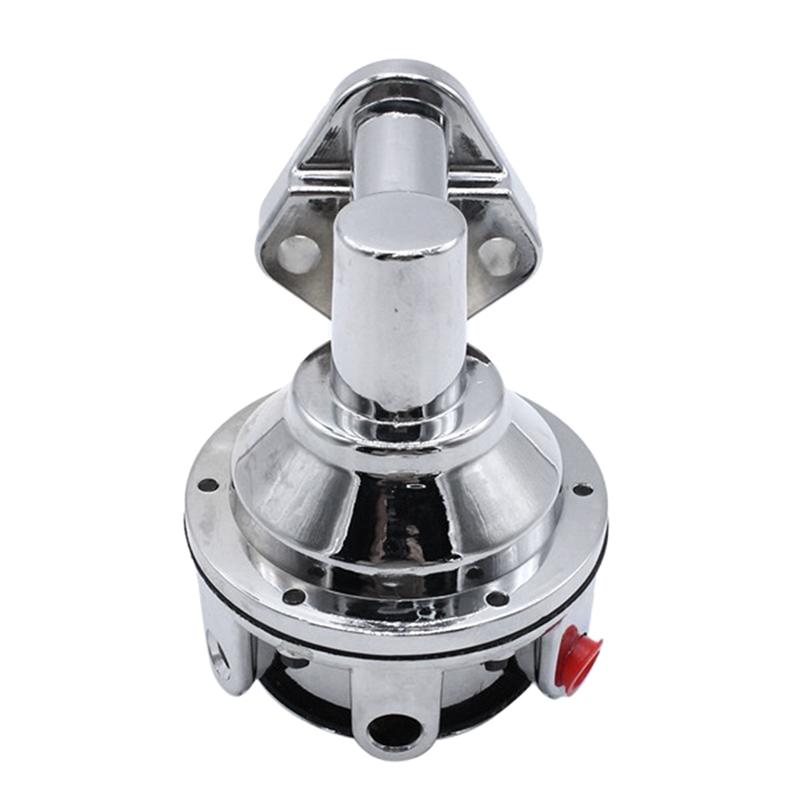 AB61-For Chevy Small Block V8 Mechanical Fuel Pump - 2 Valve 80 GPH 8 PSI - SBC (262-400) Chrome Car Accessories
