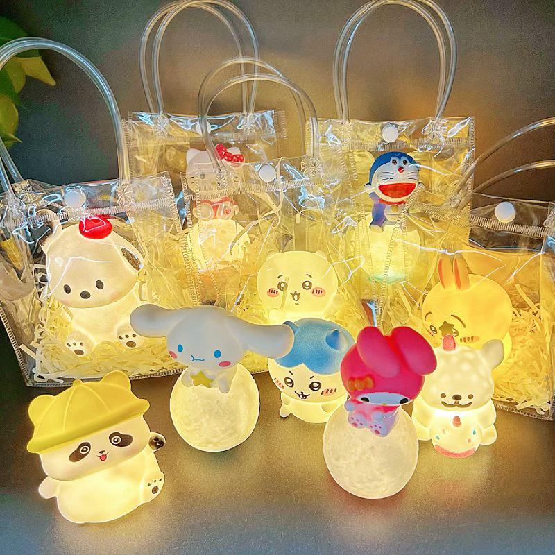 Cute Cartoon Night Light - Mid-Autumn Souvenir Toy, Popular Street Stall Item