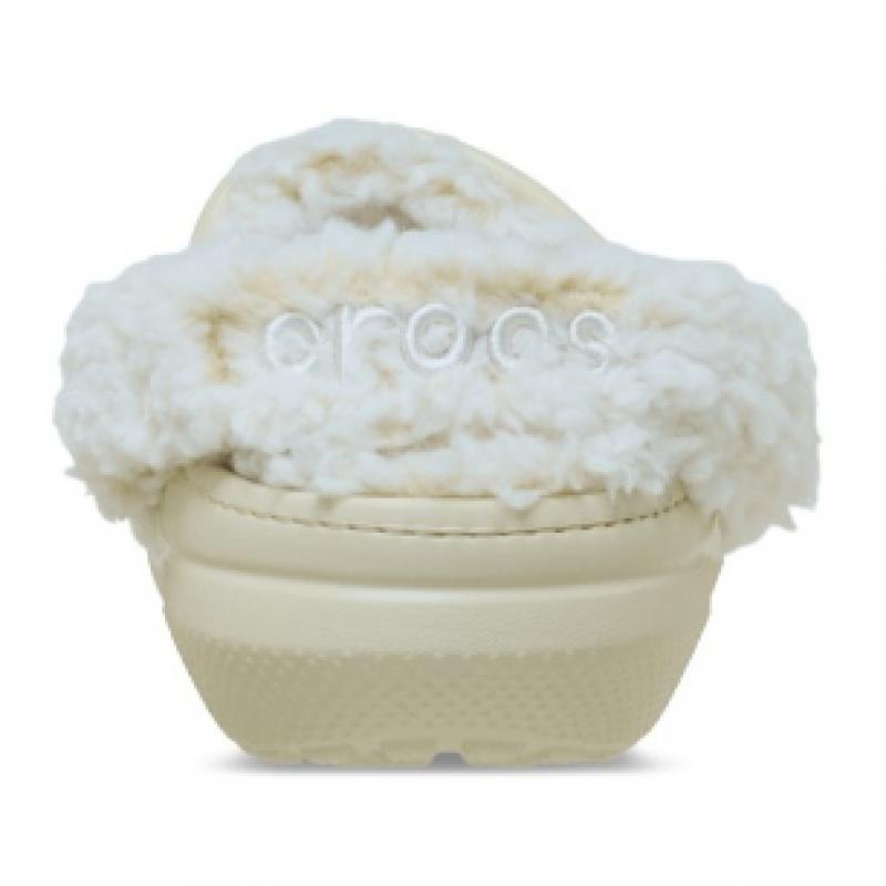 Crocs Classic Fleece Lined Clog Bone 211396 2y2