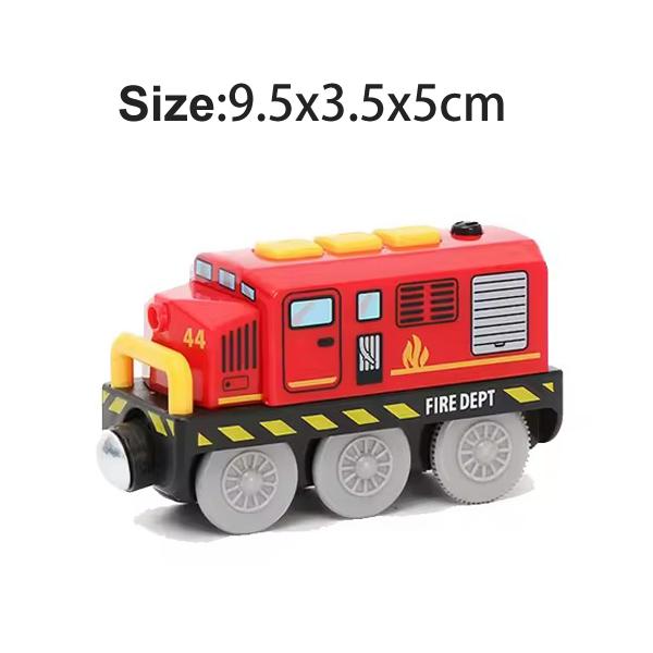 Magnetic Train Toys Wooden Railway Tracks Accessories Locomotive Diecast Slot Fit for All Wood Brand Wooden Tracks Toys For Kids
