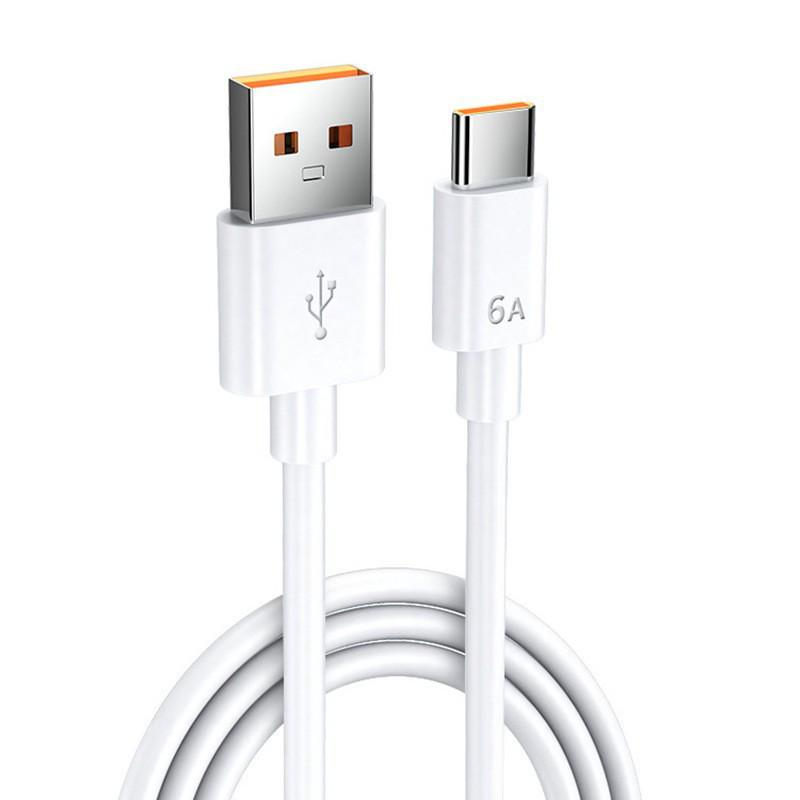 Compatible Huawei 6A Super Fast 120W Data Cable - Type C Flash Charge for Honor & Android, 66W LeEco Charging.