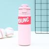 New High Appearance Level Stainless Steel Cup Student Water Cup Double Shot Jump Thermos Cup Women's Large Capacity Cup