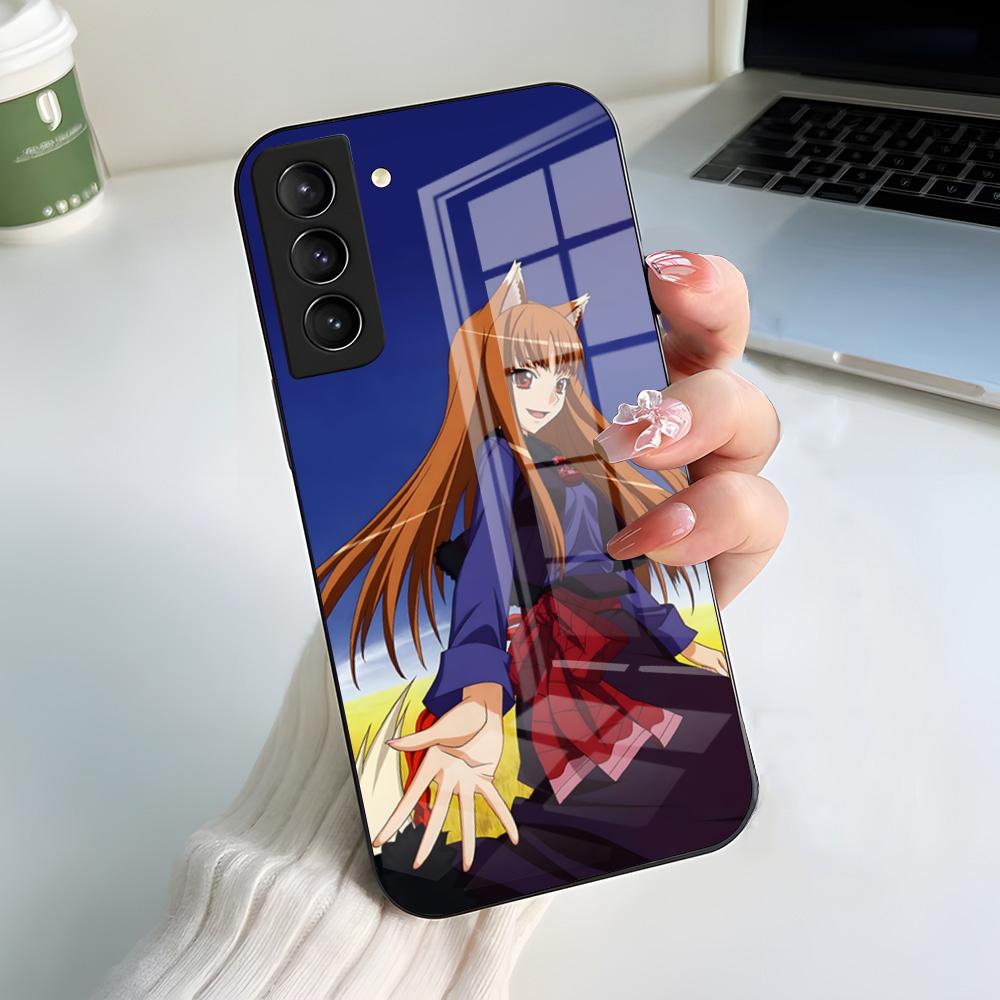 Comics S-Spice And W-Wolf Phone Case For Samsung A56 A36 A26 A16 A15 A25 A35 A55 A14 A34 A24 A54 Glass Case
