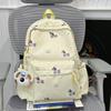 Schoolbag Cute Cartoon Dog Schoolbag Girls Junior High School Sweet Girl High Value Lightweight Backpack Casual Versatile Student Backpack Female