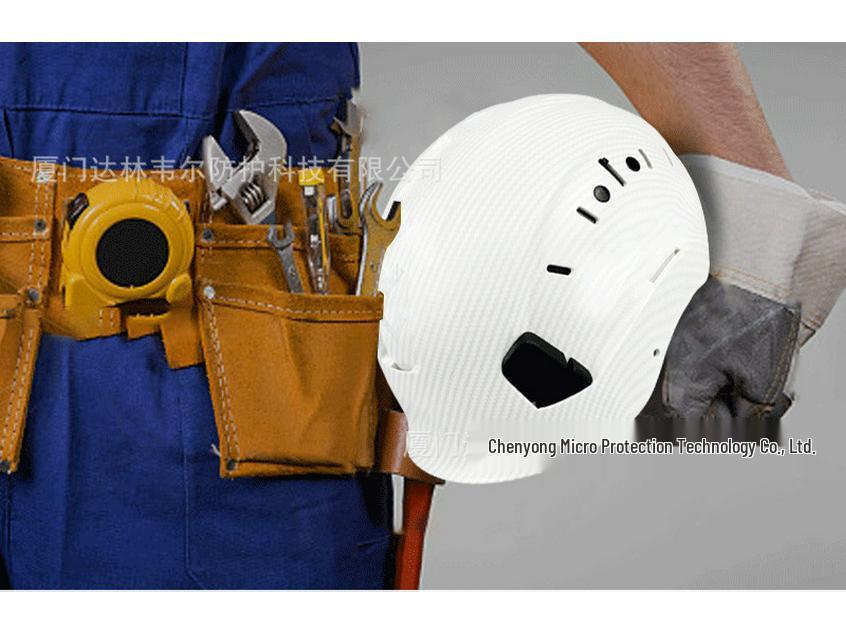 CE Kohlefaser-Konstruktion Sicherheitshelm - Neuer Nationaler Standard, Schlagfest, Herren Größe, Individueller Druck Verfügbar