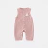 Corduroy Baby Romper: Warm Sleeveless Harem Pants for Boys - Early Winter/Autumn Style