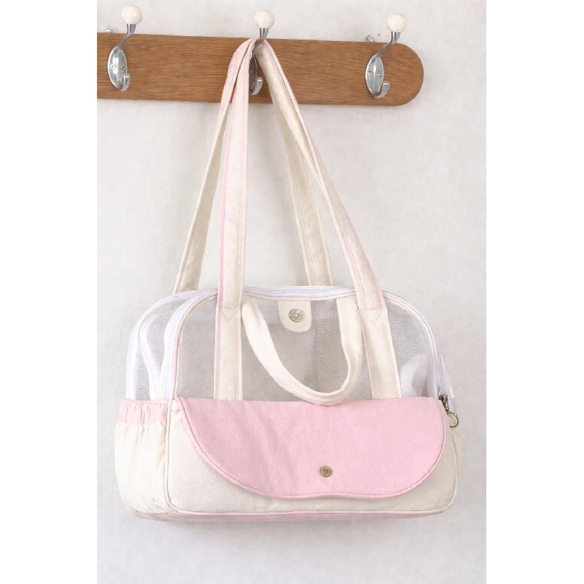 Portable Summer Pet Bag with Breathable Mesh and Large Capacity Pet Shoulder Bag Small Animal Carrier