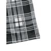 New Elastic Black and White Plaid Trousers Casual Plaid Splicing Wide-leg Pants for Women