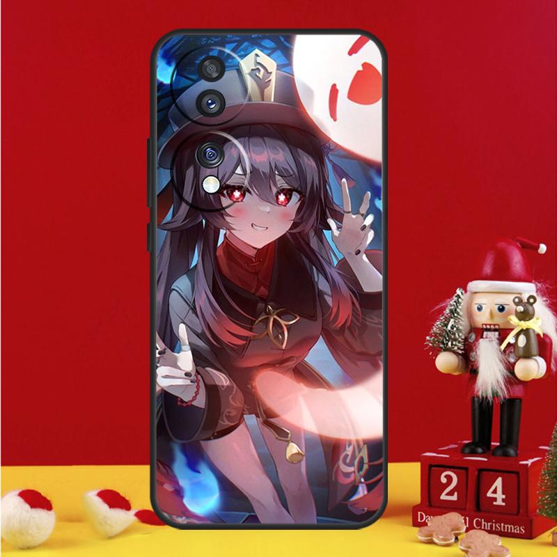 Genshin Impact Zhongli Hutao Case For Honor Magic 7 6 8 Pro Honor Win X9a X9b X9c X9d X8c X8b 50 70 90 200 400 Lite Cover