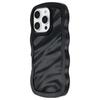 For iPhone 16 Pro Max Case Wavy Edge Shockproof TPU+PC Phone Cover