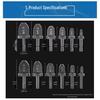 Available 7-Piece Hex Shank Air Conditioner Flaring Tool Set for Copper Tube Installation & Maintenance