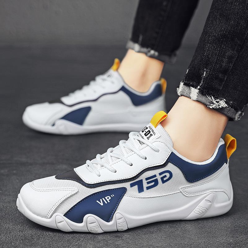 

2024 весна повседневная корейская версия мода обувь Форрест Гамп мужская трендовая спортивная обувь кроссовки для бега на открытом воздухе сетчатая обувь мужская обувь 39 белый