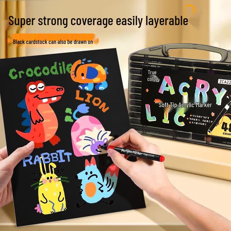 Truecolor Soft-Tip Acrylic Marker Pen Set