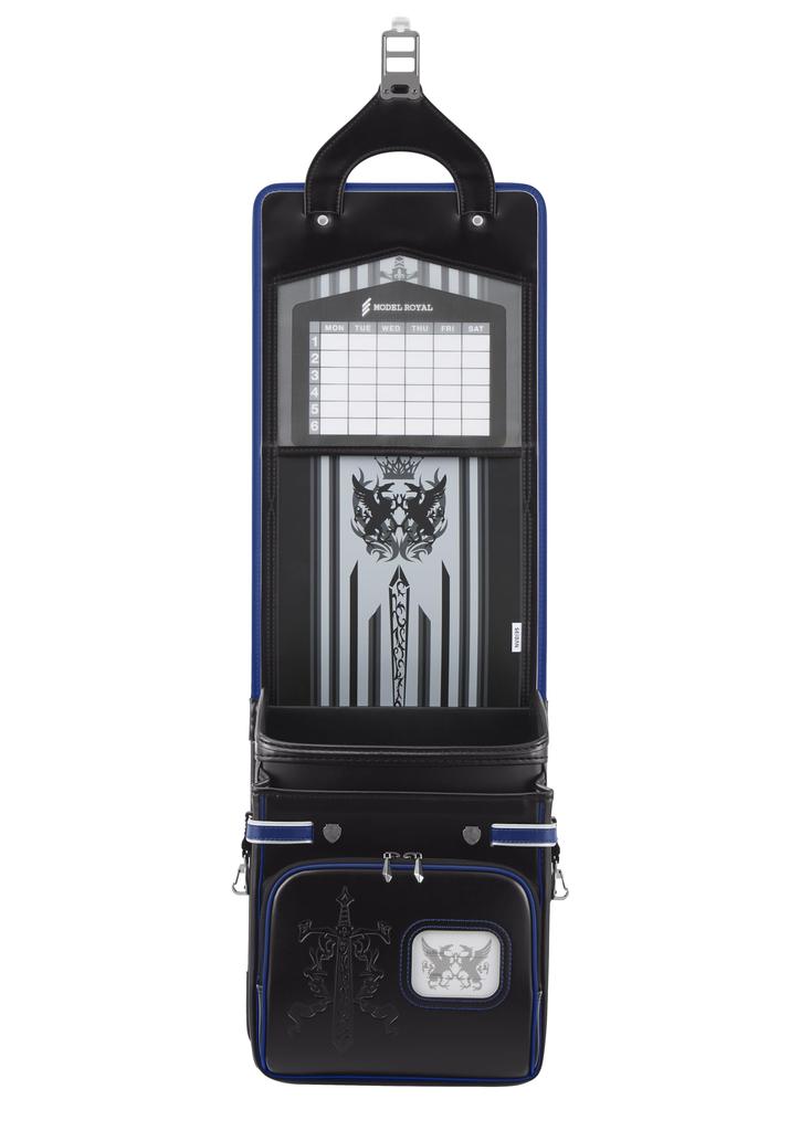 Seiban Angel Wings Model Royal Dragoon School Black X Marine 2025 Backpack, Blue, Boys, Model, MR22B-2-9070