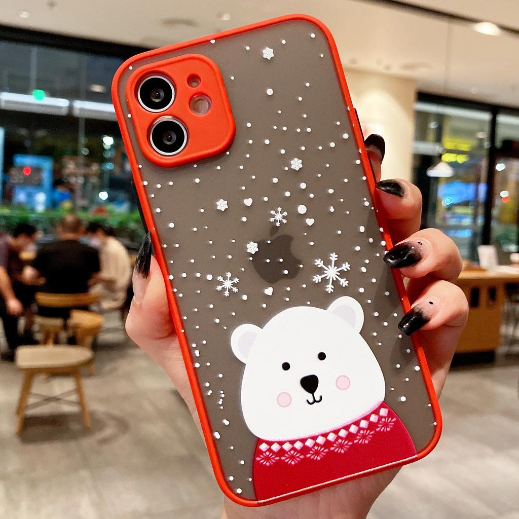 Merry Christmas New Year Phone Case For iPhone 16 15 14 13 12 11 Pro Max Mini X XS 7 8 Plus SE Shockproof Hard Cover Fundas