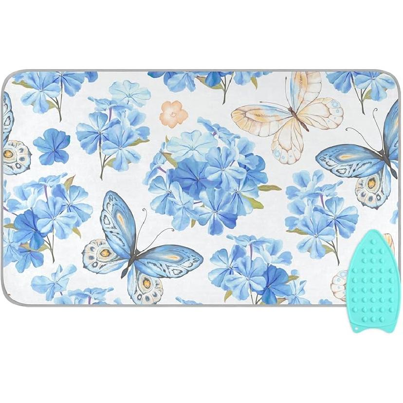 Ironing Mat Portable Ironing Pad Ironing Blanket for Table Top Heat Resistance Double-Side Using Travel Large 47.2 x 27.6 Inch Foldable Lightweight