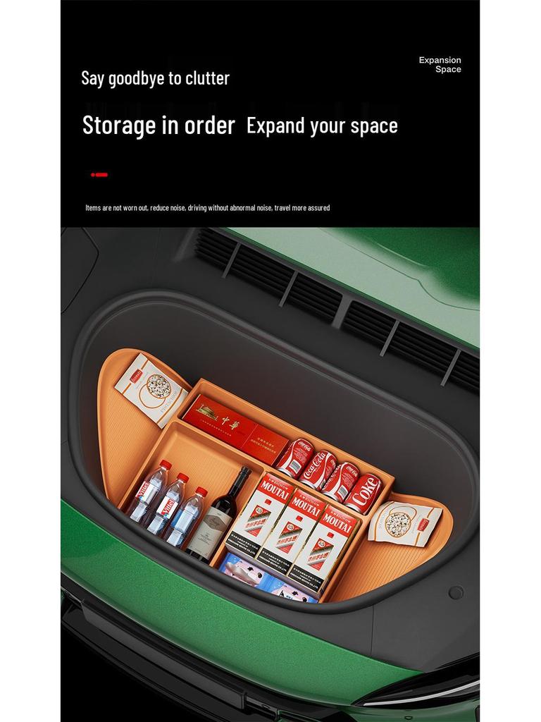 Silicone Anti-Shake Storage Box for Yu7 Front Trunk and Rear Screen