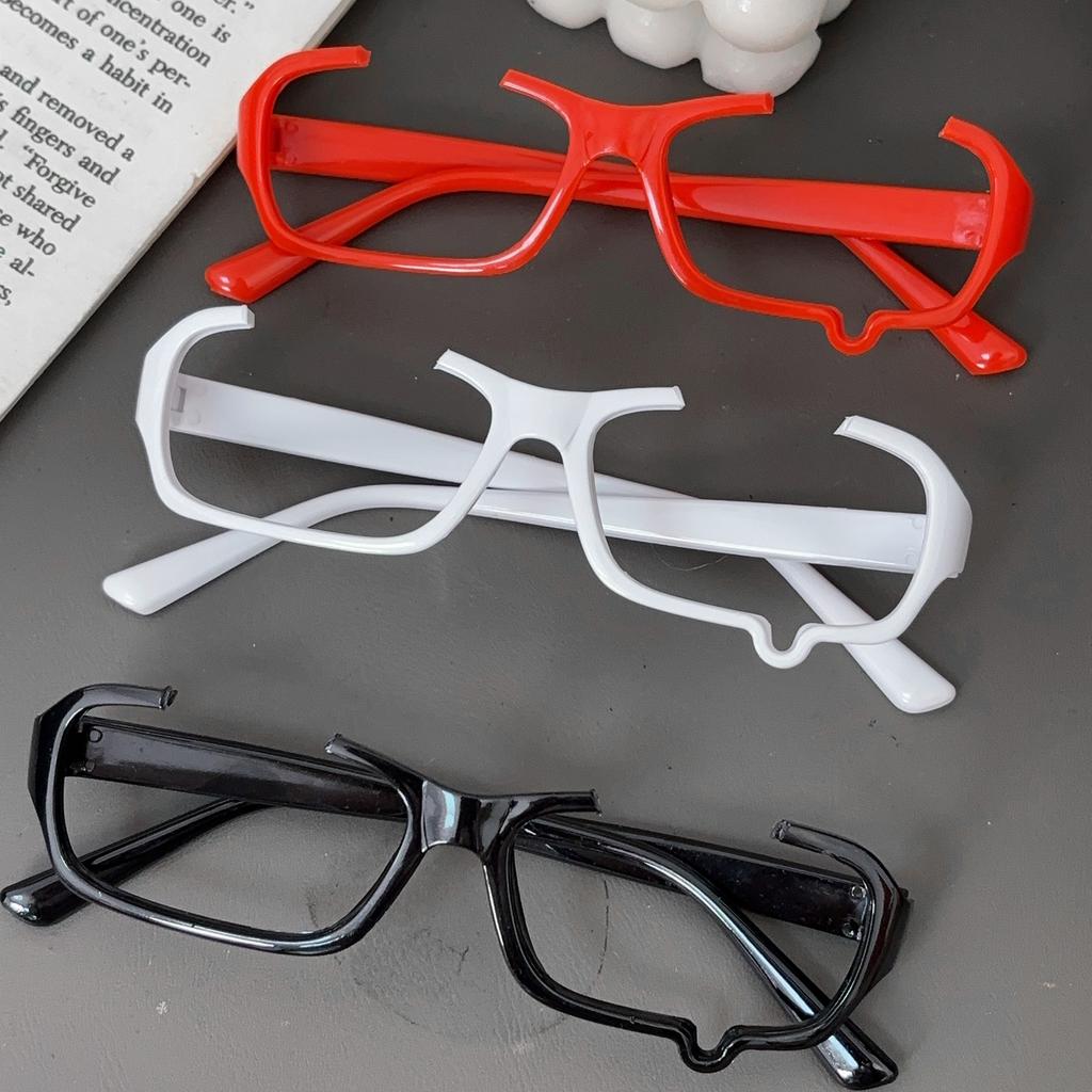 3 Style Black Red Cry Shed Tears Shape Eyeglasses Subculture Accessories Anime Role Cosplay Prop Anime Cosplay Celebrity Glasses