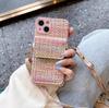 Xiaoxiangfeng Card Bag Is Suitable for Apple 16Promax Mobile Phone Case iPhone17 Crossbody 15 Braided Pattern 14 Protective Case.