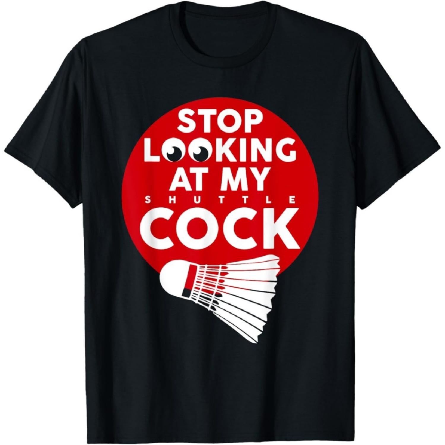 Badminton Battledore Funny Shuttlecock T Shirt T-Shirt(1) XXXXXL чёрный